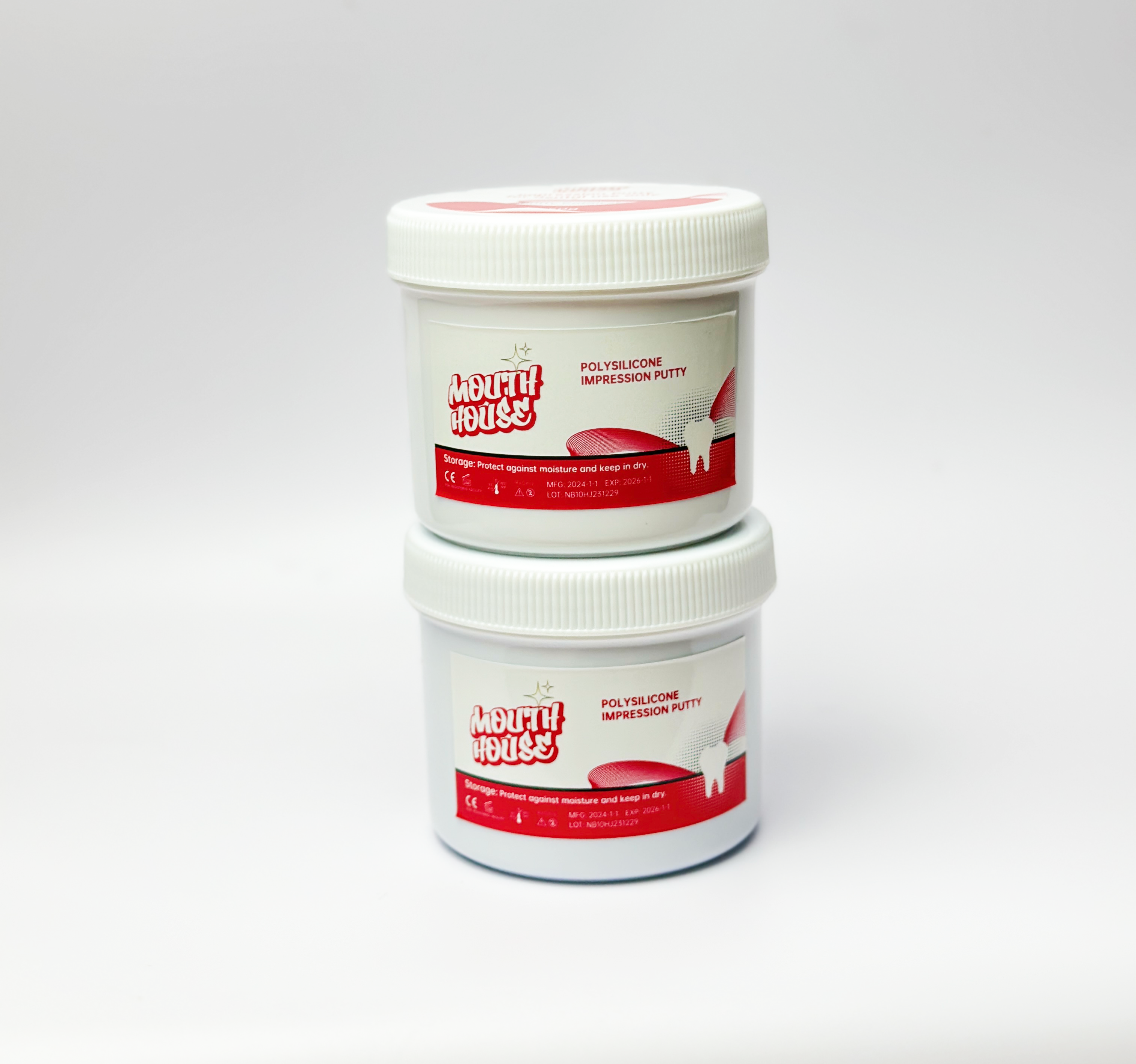 Impression Putty Catalyst & Base Tub Set