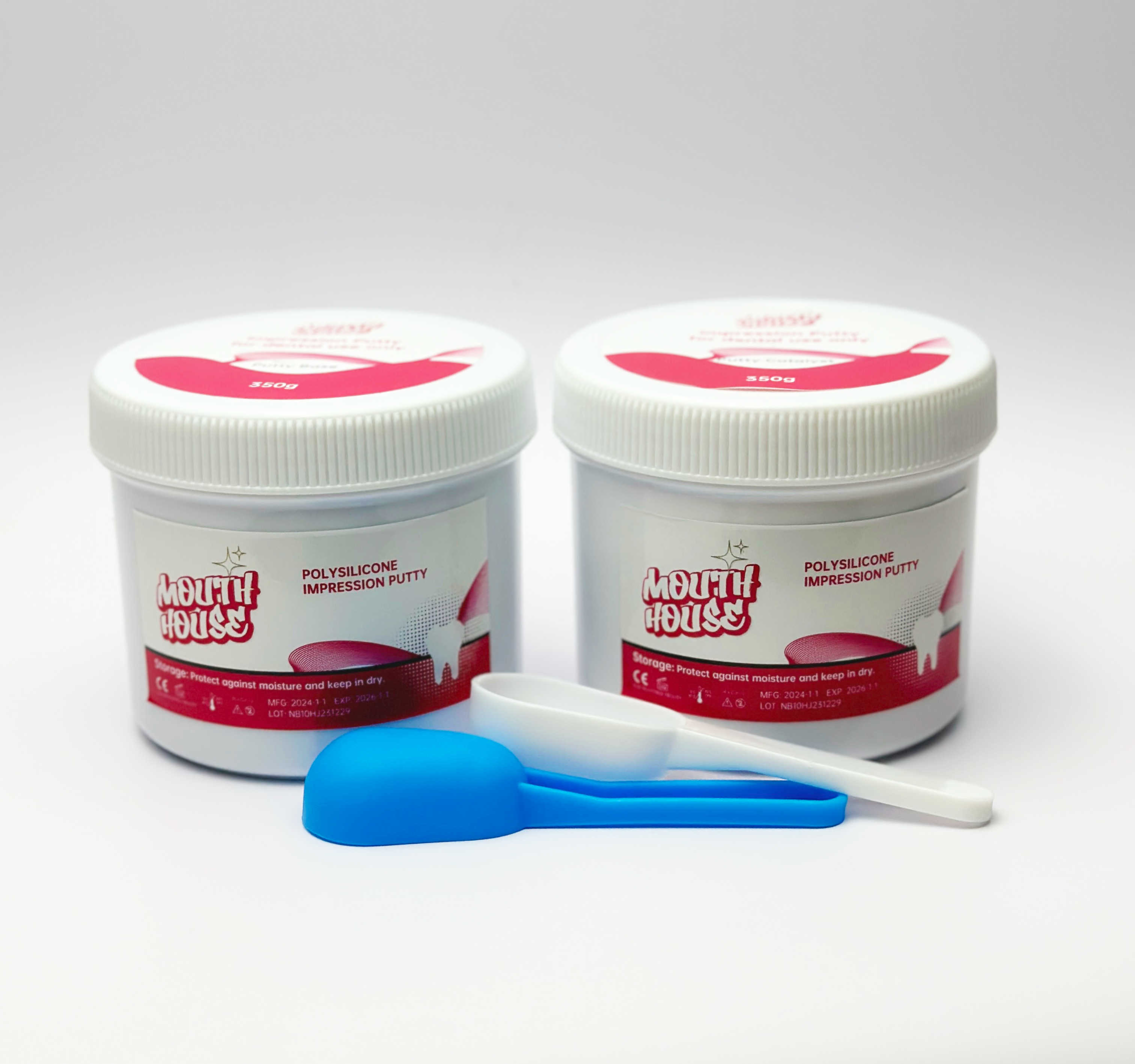 Impression Putty Catalyst & Base Tub Set