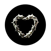 Barbwire Heart Tooth Charm