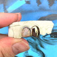 2 Piece Opal Grillz - Grillz Australia