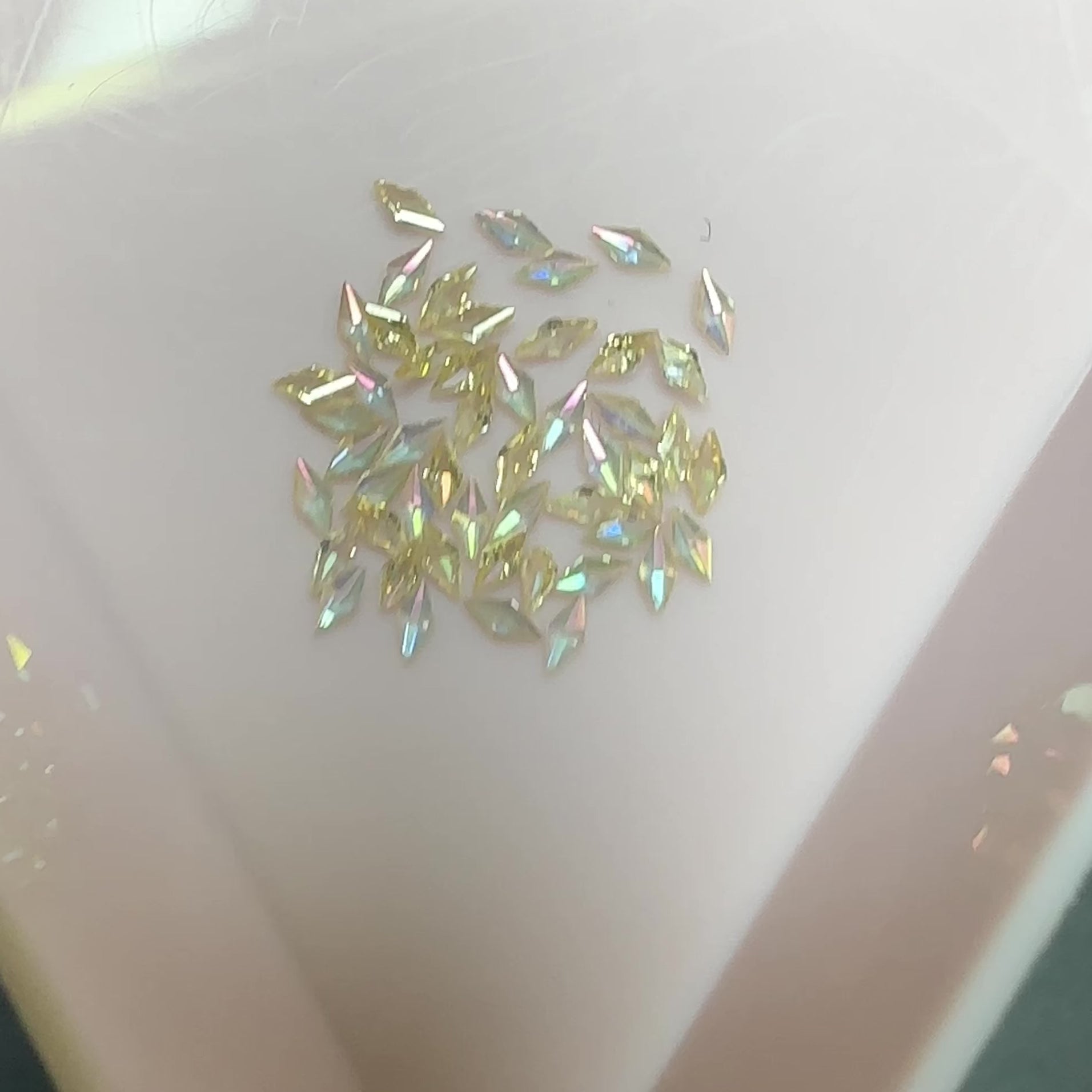 Mini Diamond Zircon Tooth Gems (50 Pieces)