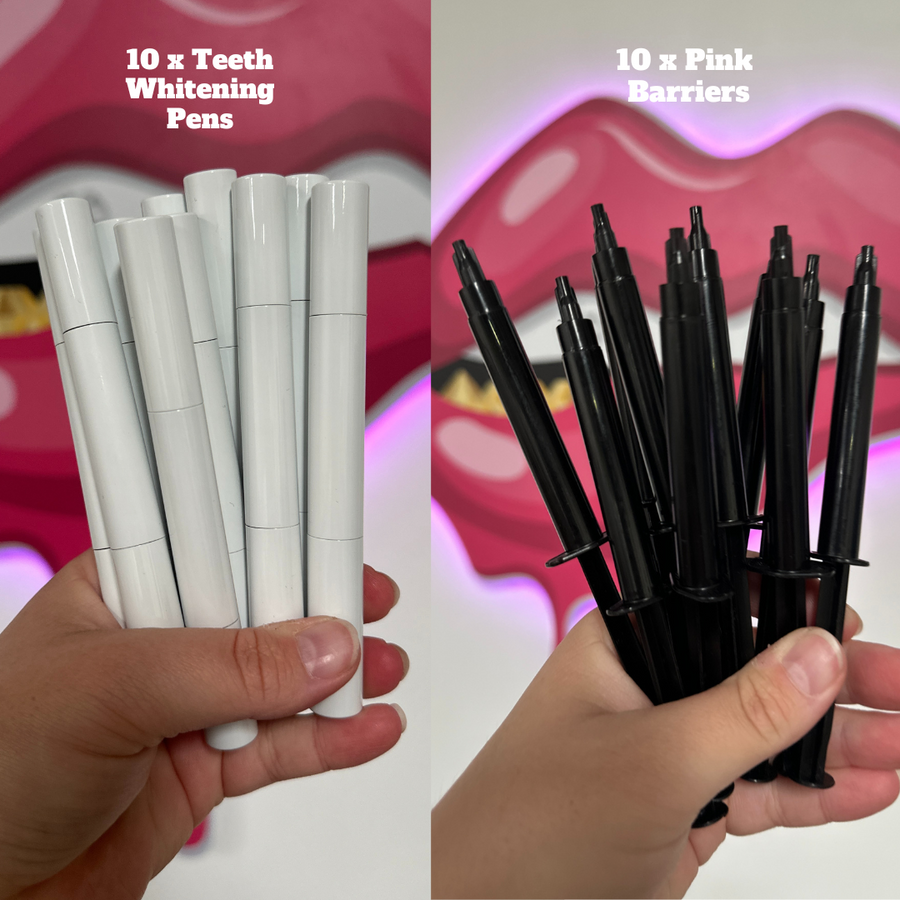 Teeth Whitening Pens & Barrier Bundle & Free Barrier Tips